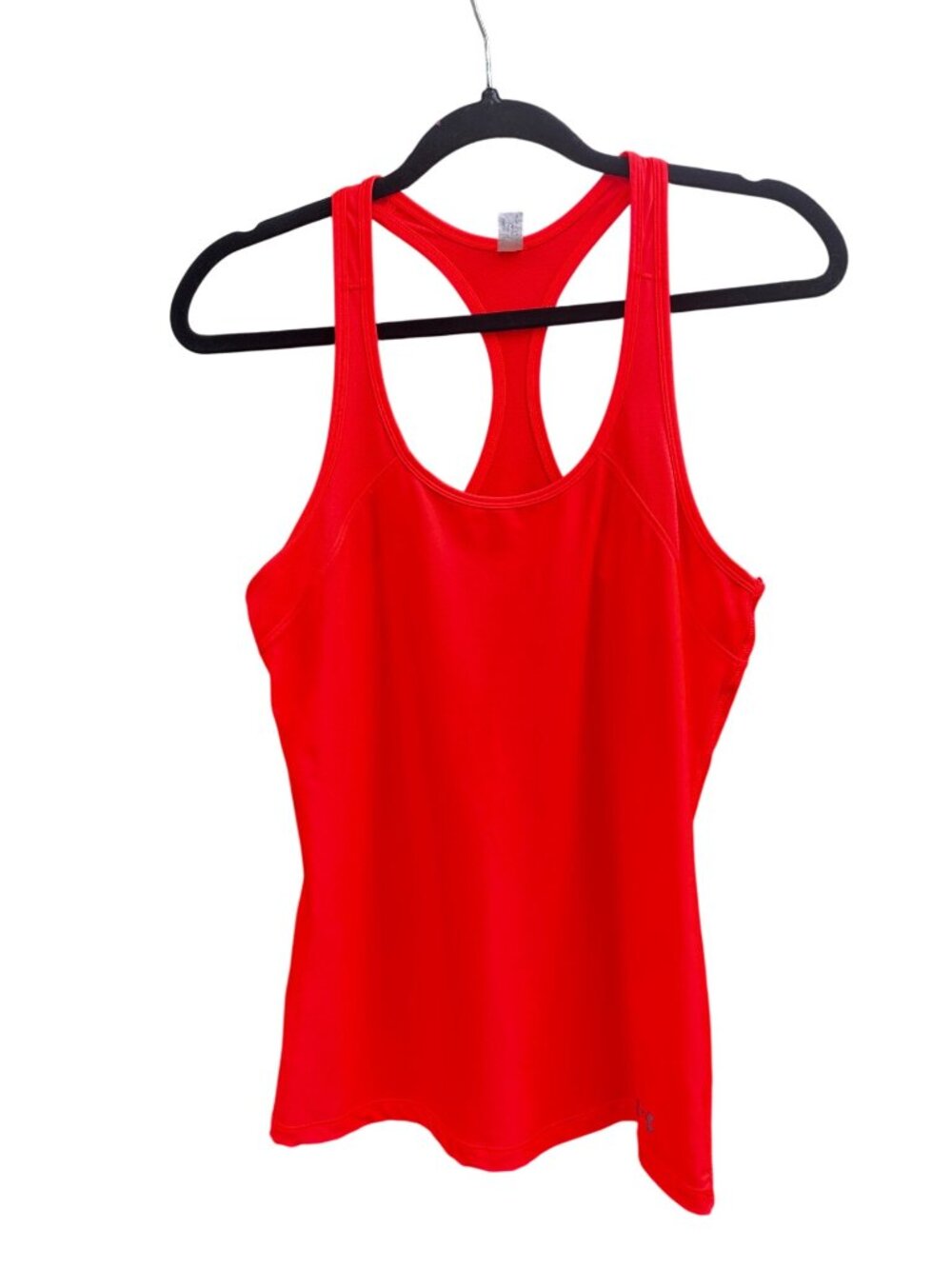 Under Armour ORANGE Racerback Tank Top Size Small 1928